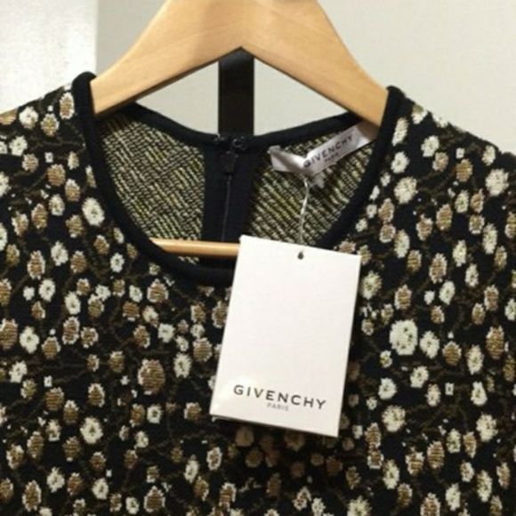 Givenchy Floral Intarsia Sweater Dress - Picture 6 of 11